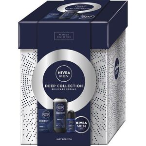 NIVEA MEN Deep Collection ajándékszett testre és arcra kép