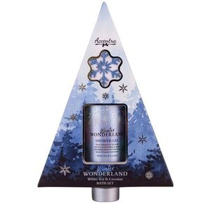Accentra Winter Wonderland White Tea & Coconut ajándékszett fürdőbe illatok White Tea & Coconut kép