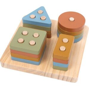 2Kids Toys Colourful Shape Sorter interaktív formaberakó játék 12m+ 17 db kép