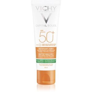 Vichy Capital Soleil Mattifying 3-in-1 védő mattító arckrém SPF 50+ 50 ml kép