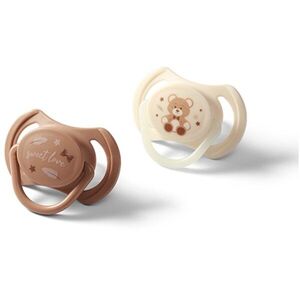 BabyOno Take Care Symmetrical Silicone Soothers cumi Day & Night 0-6m 2 db kép