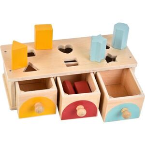 2Kids Toys Shape Sorting Box interaktív játék 12m+ 10 db kép