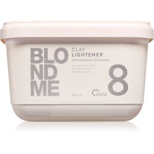 Schwarzkopf Professional Blondme Clay Lightener 8 élénkítő púder szőke hajra 350 g kép