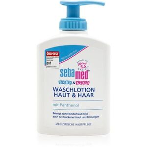 Sebamed Baby tisztító emulzió testre és hajra pumpás 200 ml kép