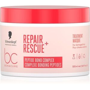 Schwarzkopf Professional BC Bonacure Repair Rescue+ intenzíven tápláló maszk a károsult hajra 500 ml kép