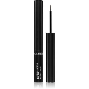 LAMEL Liquid Eyeliner Soft Brush hosszantartó szemceruza árnyalat 401 Black 4 ml kép