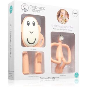 Matchstick Monkey Starter Set Monkey Peach ajándékszett gyermekeknek 3m+ 1 db kép