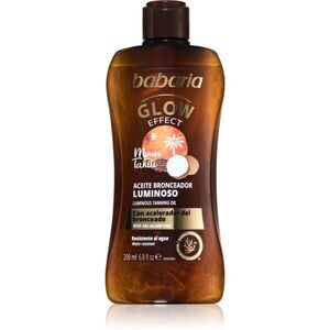 Babaria Glow Effect Monoi Tahiti világosító olaj napozáshoz 200 ml kép