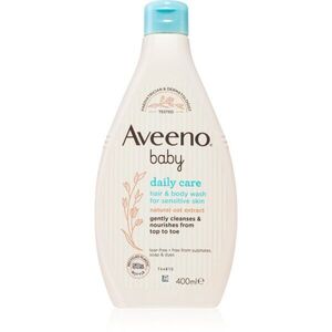 Aveeno Baby Hair&Body Wash sampon gyermekeknek haj és test 400 ml kép