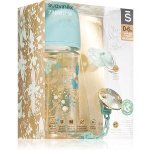 Suavinex Gold Premium Gift Set Blue ajándékszett újszülötteknek kép