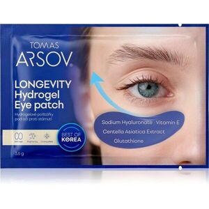 Tomas Arsov Longevity Hydrogel Eye patch hidrogéles párnácskák öregedés ellen 3.6 g kép