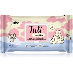 Luba Tuli Sensitive finom nedves törlőkendők gyermekeknek 54 db kép