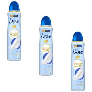 Dove Advanced Care Talco női izzadásgátló dezodor, 3x150 ml kép