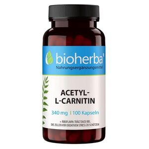 Acetyl-L-karnitin 340 mg – 100 kapszula – Bioherba kép
