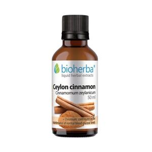 Ceyloni fahéj tinktúra cseppek - 50 ml - Bioherba kép