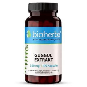 Guggul kivonat 320 mg krómmal – 100 kapszula – Bioherba kép