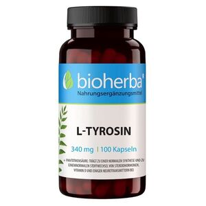 L-tirozin 340 mg – 100 kapszula – Bioherba kép