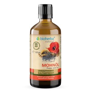 Bioherba hidegen sajtolt mákolaj – 100 ml kép
