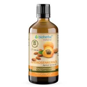 Hidegen sajtolt sárgabarackmag-olaj - 100 ml - Bioherba kép