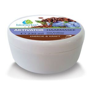Bioherba Aktivátor hajmaszk koffeinnel és lenolajjal – 230 ml kép