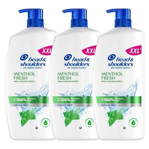 Head & Shoulders Menthol Fresh Sampon 3x800ml kép