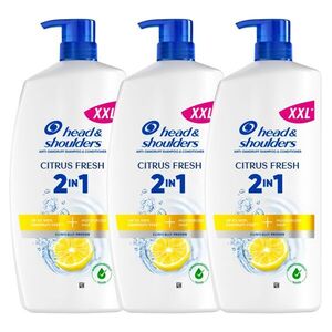 Head & Shoulders Citrus Fresh 2in1 Sampon és Balzsam 3x800ml kép