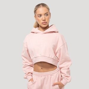 GymBeam Women‘s Mochi Cropped Hoodie Pink kép