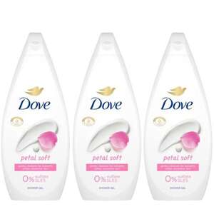 Dove Petal Soft női krémtusfürdő, 3x720 ml kép