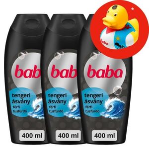Baba férfi Tusfürdő Tengeri ásvány 3x400ml + Ajándék Gumikacsa kép