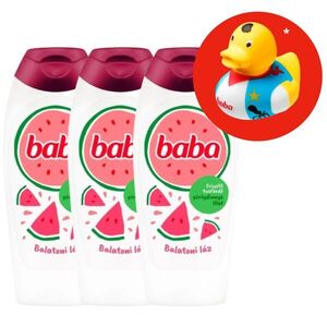 Baba Tusfürdő Görögdinnye 3x400ml + Ajándék Gumikacsa kép