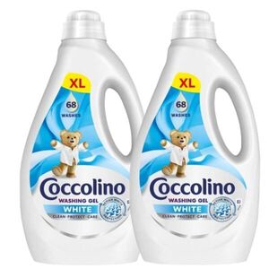 Coccolino White mosószer fehér ruhákhoz, 136 mosás, 2x2, 72 l kép