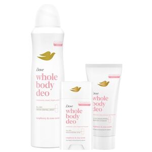 Dove Whole Body Raspberry & Rose Dezodor csomag kép