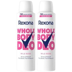 Rexona Whole Body Wild Rose Dezodor 2x150ml kép