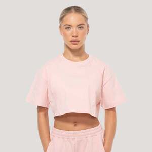 GymBeam Women‘s Mochi Cropped T-Shirt Pink kép