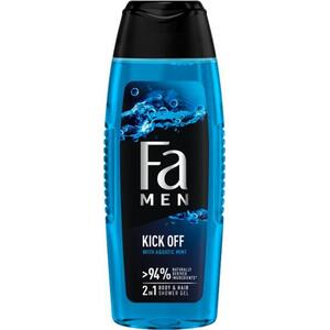Men Kick Off 2 az 1-ben tusfürdő testre és hajra frissítő menta illattal 400 ml kép