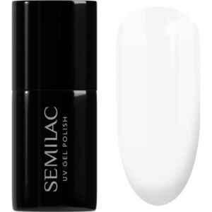 Semilac UV Hybrid Black & White géles körömlakk árnyalat 001 Strong White 7 ml kép