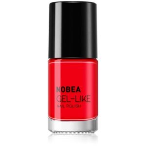 NOBEA Day-to-Day Gel-like Nail Polish körömlakk géles hatással árnyalat Ladybug red #N08 6 ml kép