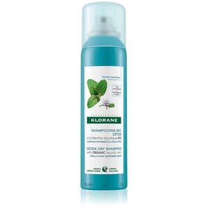 Klorane Organic Mint száraz sampon szennyezett levegőnek kitett hajra 150 ml kép
