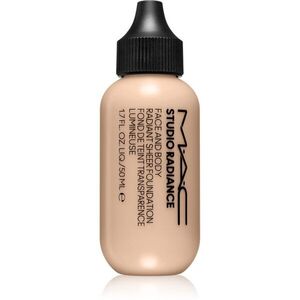 MAC Cosmetics Studio Radiance Face and Body Radiant Sheer Foundation könnyű alapozó arcra és testre árnyalat W1 50 ml kép