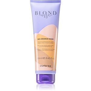 Inebrya BLONDesse No-Orange Mask haj maszk semlegesítő réz alaptónusok 250 ml kép