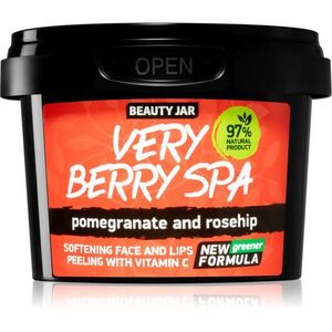 Beauty Jar Very Berry Spa bőrpuhító cukros peeling az arcra 120 g kép