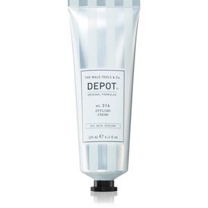 DEPOT 300 HAIR STYLING NO. 316 STYLING CREAM közepes erősségű formázó krém a haj természetes csillogásáért 125 ml kép