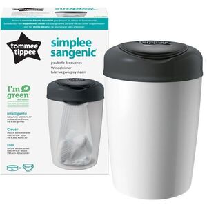 Tommee Tippee Simplee White pelenkatároló kosár + tartalék kazetta 1 db kép