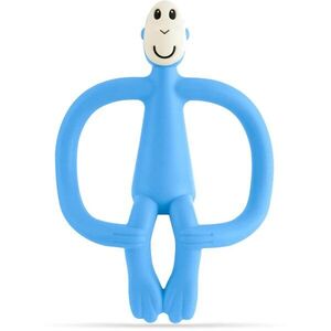 Matchstick Monkey Teething Toy and Gel Applicator rágóka 2in1 kefével Light Blue 1 db kép