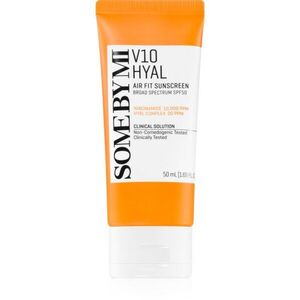 Some By Mi V10 Hyal Air Fit Sunscreen gyengéd védő arckrém SPF 50+ 50 ml kép