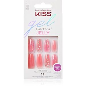 KISS Gel Fantasy Jelly műköröm Be Jelly 28 db kép