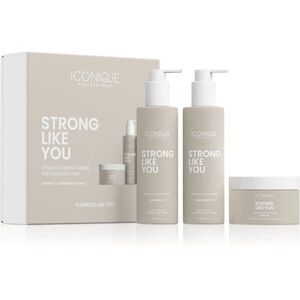 ICONIQUE Professional STRONG LIKE YOU Repair & Strengthening Set szett a károsult hajra kép