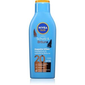 NIVEA SUN Protect & Bronze intenzív napozótej SPF 20 200 ml kép