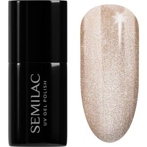 Semilac UV Hybrid Gloss GALA gél körömlakk UV / LED-es lámpákhoz árnyalat 661 Linen Gloss 7 ml kép
