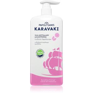 PAPOUTSANIS Karavaki Almond Milk & Sunflower tusfürdő gél 750 ml kép